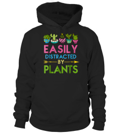 Easily Distracted By Plants Funny Gardening