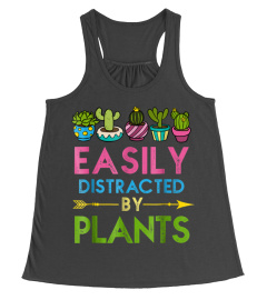 Easily Distracted By Plants Funny Gardening