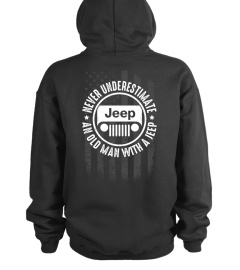 Jp Old Man With Jeep Shirt