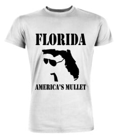 Florida America's Mullet Tshirt Florida Lover Gift