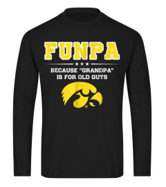 Iowa Hawkeyes Grandpa Is For Old Guys T-Shirt - Apparel