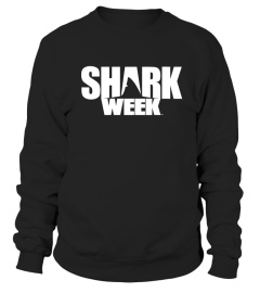 Shark Week All Black Shark Fin Logo 2