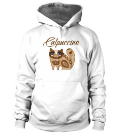 Siamese Burmese Cat Coffee Catpuccino Capuccino tshirt