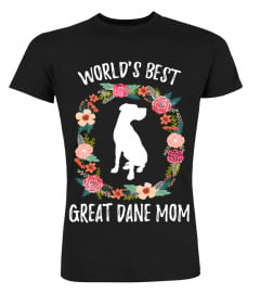 WORLD'S BEST GREAT DANE MOM TSHIRT