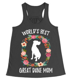 WORLD'S BEST GREAT DANE MOM TSHIRT