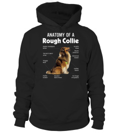 Anatomy Of A Rough Collie Funny Dog Puppy Gift