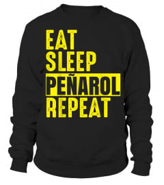 Penarol Eat Sleep Repeat T-Shirt - Football Soccer Gift Shir