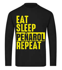 Penarol Eat Sleep Repeat T-Shirt - Football Soccer Gift Shir