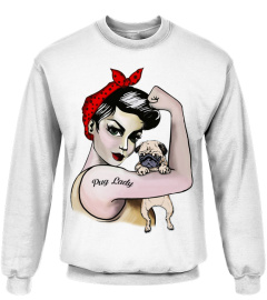 Dog-Pug Lady