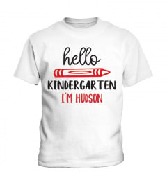 Hello kindergarten! customize name