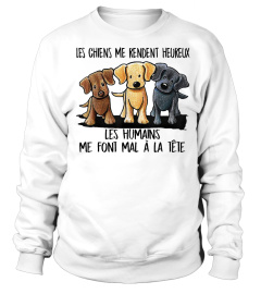 Les chiens me rendent heureux