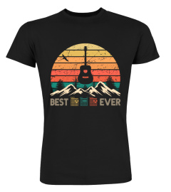 Best Guitar Dad Ever Music Vintage Fathers Day