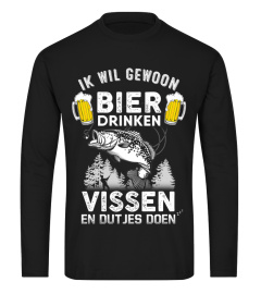 BIER DRINKEN VISSEN VISSER