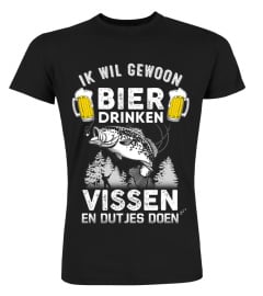 BIER DRINKEN VISSEN VISSER