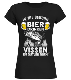 BIER DRINKEN VISSEN VISSER