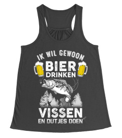 BIER DRINKEN VISSEN VISSER