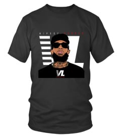 rap tshirt black