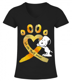 We Are Their Voice Snoopy T-shirt