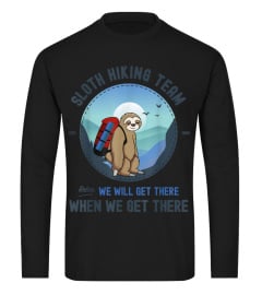 Sloth Hiking Tshirt, Sloth Hiking Team T-shirt 1