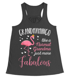 Grandmamingo Pink Flamingo Funny Grandma Gift T-Shirt