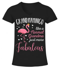 Grandmamingo Pink Flamingo Funny Grandma Gift T-Shirt