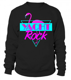 Yacht Rock Party Boat Drinking T-Shirt 80s Flamingo
