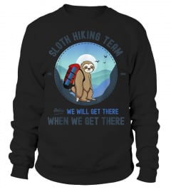 Sloth Hiking Tshirt, Sloth Hiking Team T-shirt 1