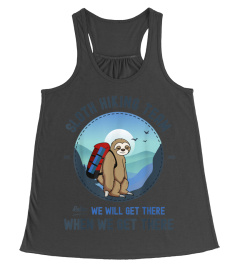 Sloth Hiking Tshirt, Sloth Hiking Team T-shirt 1