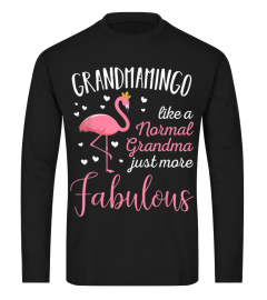 Grandmamingo Pink Flamingo Funny Grandma Gift T-Shirt