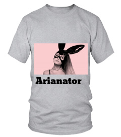 T-shirt Ariana grande gris chine