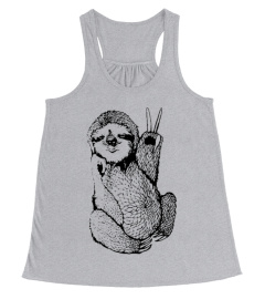 Peace Out Sloth Donated to Wildlife mens sloth men