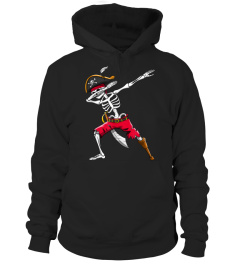 Dabbing Skeleton Pirate Shirt Kids Boys Halloween Gift Dab T-Shirt