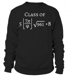 Class of 2023 Funny Math Pi 8th Grade Graduation Gift Shirt