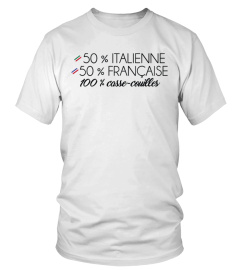 50 % Italienne