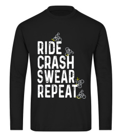 RIDE CRASH SWEAR REPEAT T-SHIRT