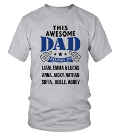 THIS AWESOME DAD BELONGS TO