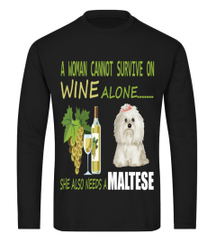 SURVIVE TEES FOR MALTESE LOVER