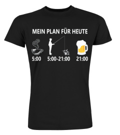 Lustiges Angler T-Shirt - Angeln und Bier Fischer Geschenk