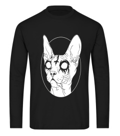 Black Metal Sphynx Cat I Goth and Death Metal - Cat