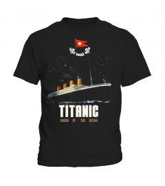 Vintage Titanic Schiff Poster T-Shirt für Mann Frau Kinder