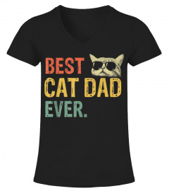 Best Cat Dad Ever T-Shirt Cat Daddy Gift Shirts