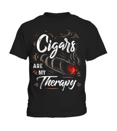 Cigars are my Therapy Shirt - Cigars T Shirts for Men Dad T-Shirt