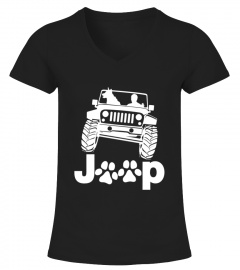 JEEPS WITH DOG T-SHIRT
