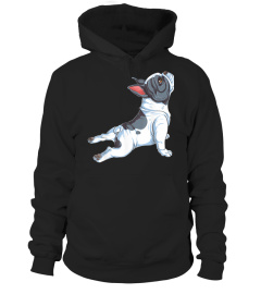 Französische Bulldogge Yoga T shirt Frauen Lustig Hund Welpe