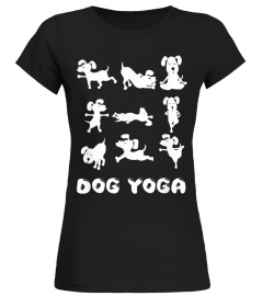Süßer Yoga Hund T-Shirt Meditation Haustier Hundebesitzer T-Shirt