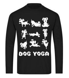 Süßer Yoga Hund T-Shirt Meditation Haustier Hundebesitzer T-Shirt