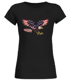 United States of America USA Flag FLYING EAGLE T Shirt