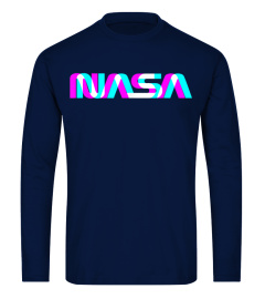 Classic NASA Worm Logo T-Shirt Space Aerospace Engineers