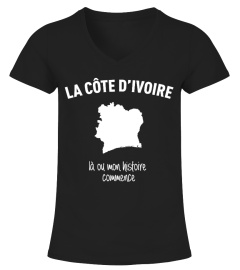 T-shirt Côte d'Ivoire Histoire
