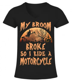 [halloween] Broom Broke - Ride a Motorcycle
